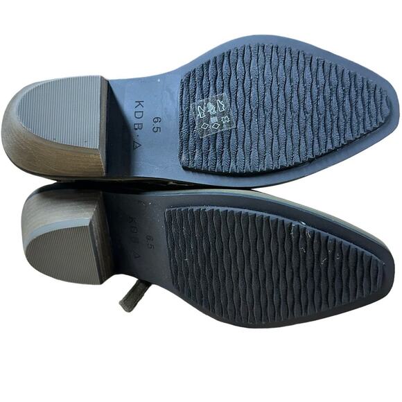 Kelsi Dagger NWOB Brooklyn Cliff Olive Green Western Style Bootie Size 6.5 - Picture 10 of 11